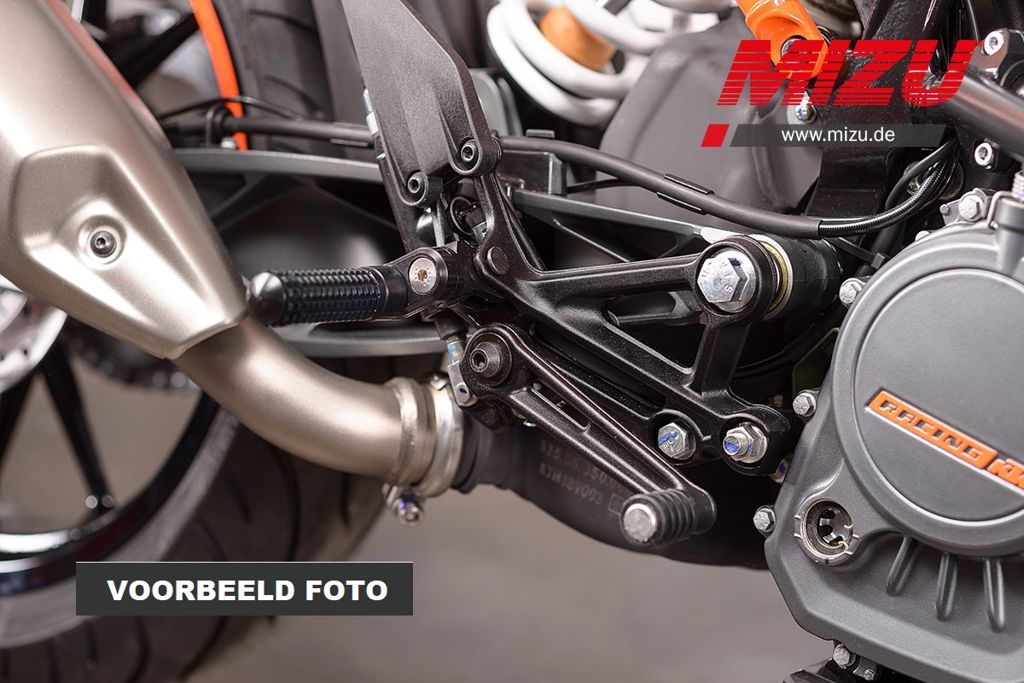Verstelbare Flex voetsteunen voorzijde 22mm MIZU diverse Honda